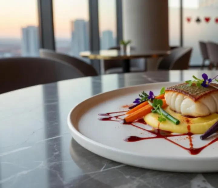 Autorskie danie szefa kuchni w restauracji Strefaro